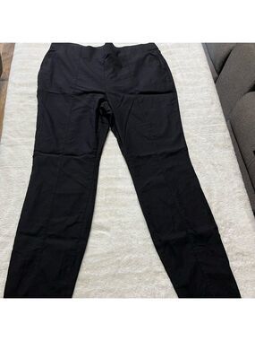 Vera Wang Black Dress Pants Tailored Formal Wear XL Skinny